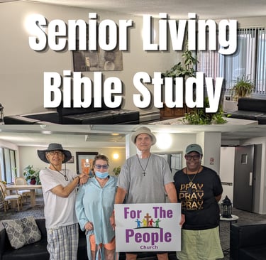 Having fun and fellowship with our senior community