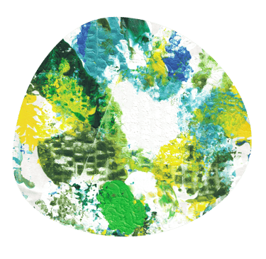 Shape with Dania's artwork