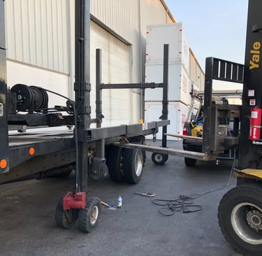 Yes, Rick is forklift certified