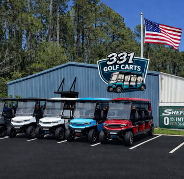 30a Golf Cart Rentals and 331 Golf Carts rents and sells brand new, high end Golf Carts