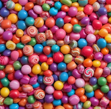 Boxes of party decorations and cotillón items ready for shipment.