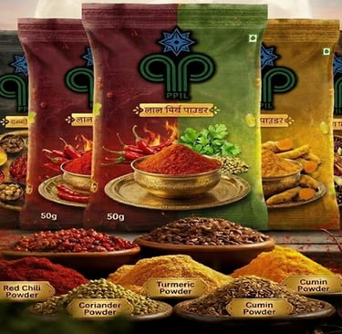 Masala Packing Pouches by Sk Agro Foodtech Pvt Ltd