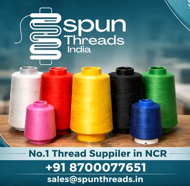 Spun Threads India spunlex polyester sewing threads supplier in Gurgaon Delhi NCR