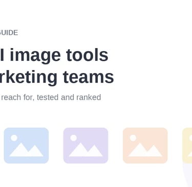 best AI image tools for marketing teams