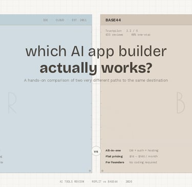 replit vs base44