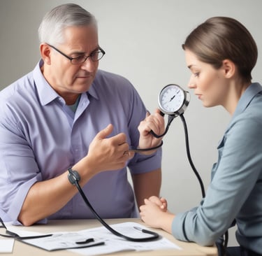 a young boy looking at a cell phone on a table
