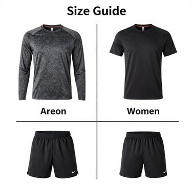 Flat lay of gym wear including jerseys, shorts, and accessories in black, red, and white.