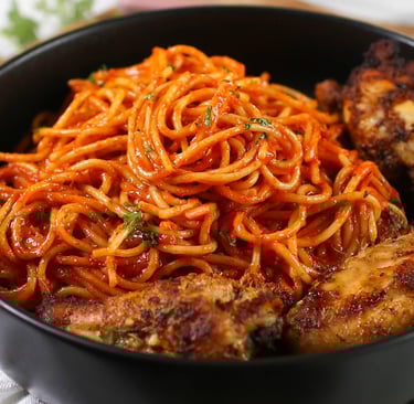jollof spaghetti