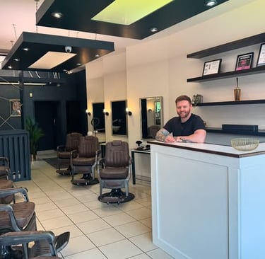 the mane crew reception area