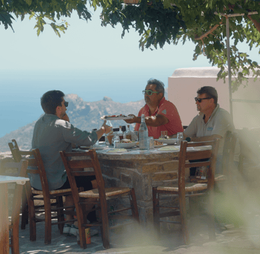 Dejeuner en Montagne pendant la ballade en Quad