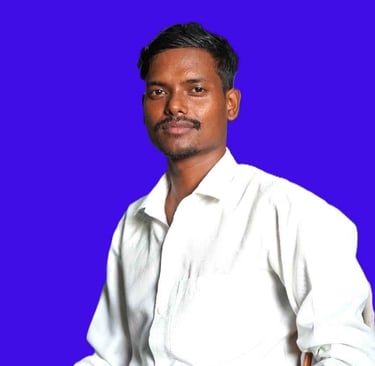 a man in a white shirt and black pants