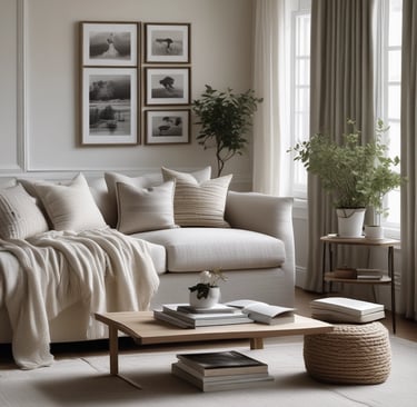 A cozy workspace with a laptop, a cup of tea, and a small stack of colorful children's books.