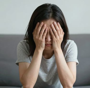 photo of white staircase