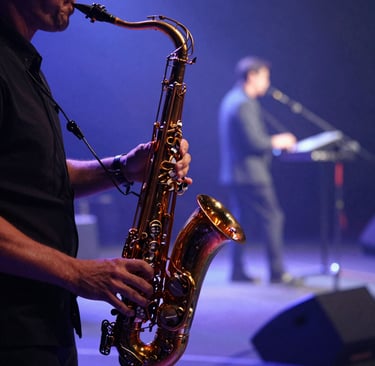 black blue and yellow textile