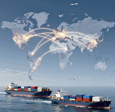 A professional handshake between two business partners in a modern office setting.