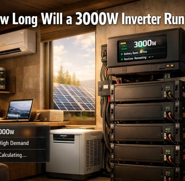 How Long Will a 3000W Inverter Run?