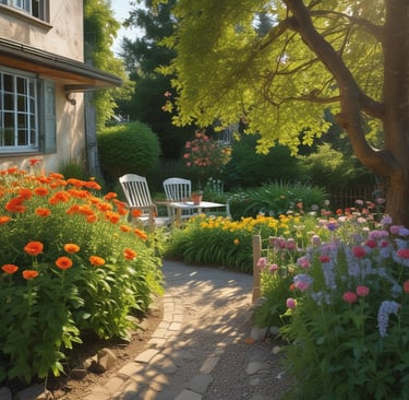A beautifully crafted wooden office interior with sleek desks and warm lighting.