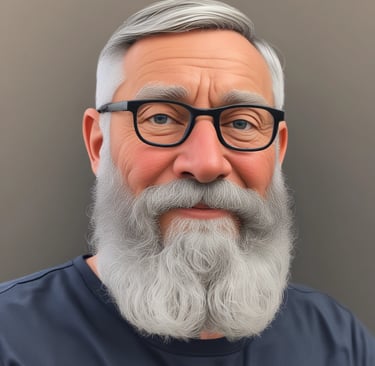 man standing near balcony