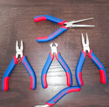 Kit de alicates de precisão para modelismo e impressão 3D