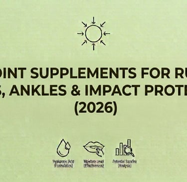 Best Joint Supplements for Runners Knees, Ankles & Impact Protection 