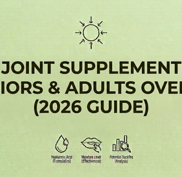 Best Joint Supplements for Seniors & Adults Over 60