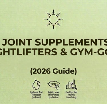 Best Joint Supplements for Weightlifters & Gym-Goers