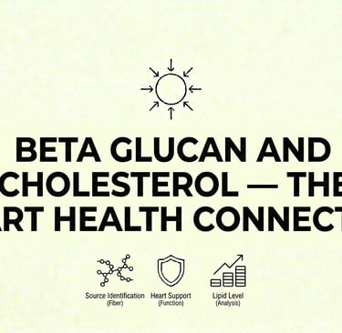 Beta-Glucan and Cholesterol
