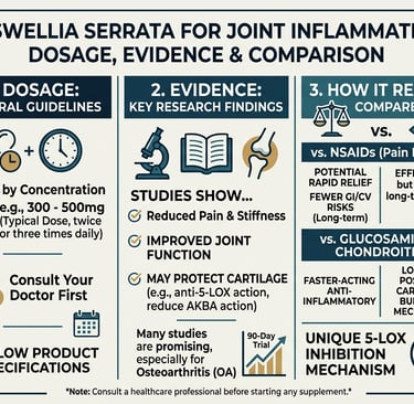 make a typo graphic image for Boswellia Serrata for Joint Inflammation Dosage, Evidence & How It Really Compares 43