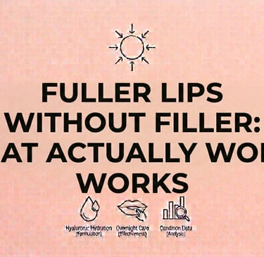 Fuller Lips Without Filler: What Actually Works