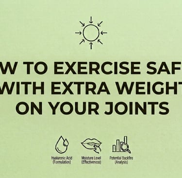 How to Exercise Safely With Extra Weight on Your Joints