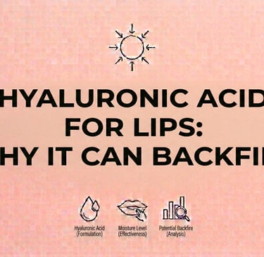 Hyaluronic Acid for Lips Why It Can Backfire