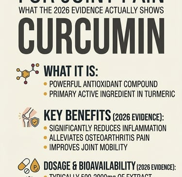 Turmeric Curcumin for Joint Pain What the 2026 Evidence Actually Shows