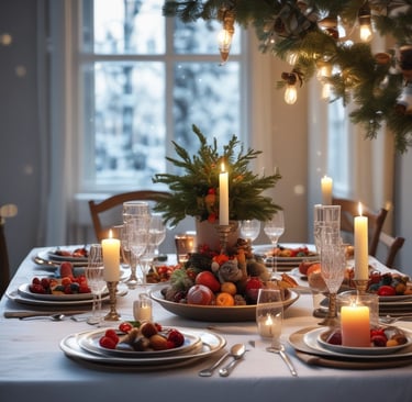 An inviting image of a rustic cinnamon roll with icing on a ceramic plate.