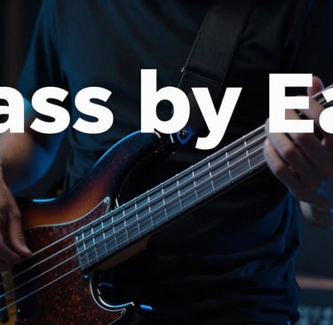 Man playing Fender Precision bass during Bass by Ear lesson