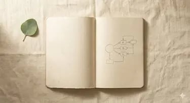 Optimisation de workflow ÉcoScriptum : schéma de processus simplifié et automatisation de projets numériques.