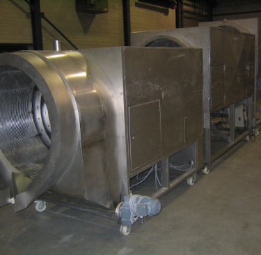 a large industrial steel machine