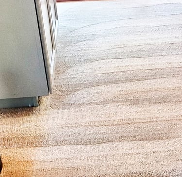 Beautiful Clean Cream Carpet with King Organic Clean, using the Tornado, Advanced Technology