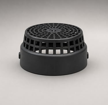 PVC COWL, PLASTIC COWL, VENT COWER