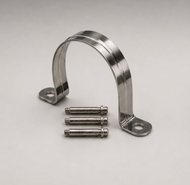 CLAMP, ALUMINIUM DUCT PIPE CLAMP