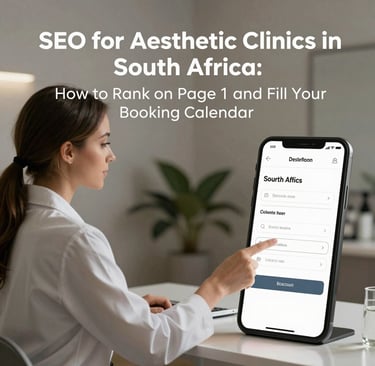 An elegant workspace with a sleek laptop and soft blue lighting reflecting the modern digital agency vibe.