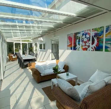 veranda espace convivial domaine du clody