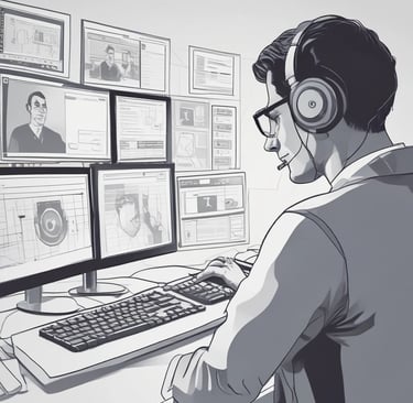 black blue and yellow textile