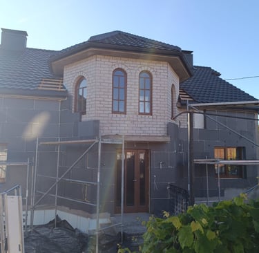 Fasado šiltinimas polistirolu