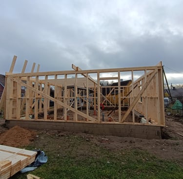 Karkasinio namo statyba