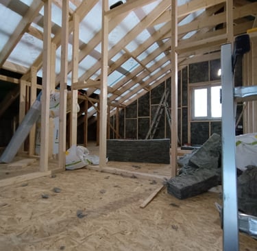 Karkasinis namas antras aukštas