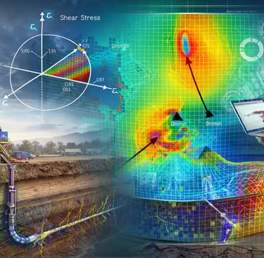 Images showing geomechanical influences