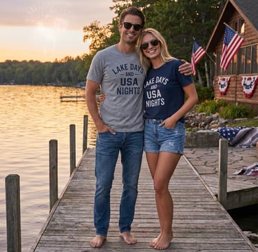 Lake Days And USA Nights Shirt,Alex sylvestre shop