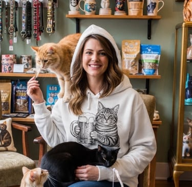 Bella Canvas 3719 Unisex Hoodie,Cat lovers