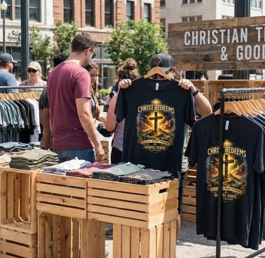 Christ Redeems | Bella + Canvas 3001 Christian T-Shirt,asylvestre shop,alex sylvestre shop