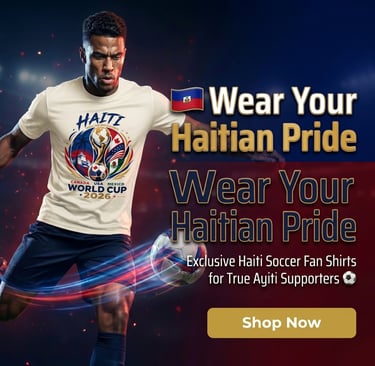 Haiti Fan Apparel, Caribbean Pride Shirt, Haiti Soccer Fan Shirt, Football Fan Shirt 2026, Haitian C